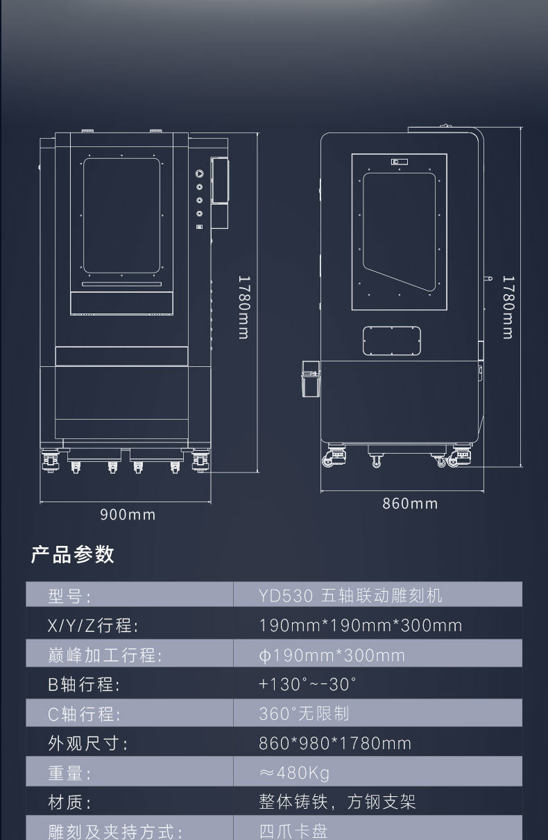 知名小型五軸雕刻機(jī)品牌廠(chǎng)家